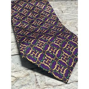 Brooks Brothers Silk Equestrian Chain Link Tie